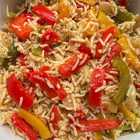 Bell Pepper Rice Pilaf